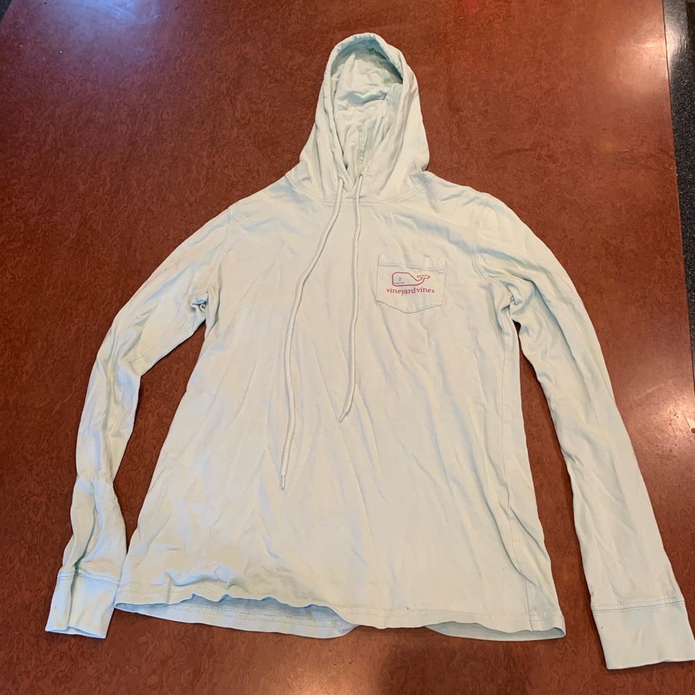 vineyard vines long sleeve hooded shirt